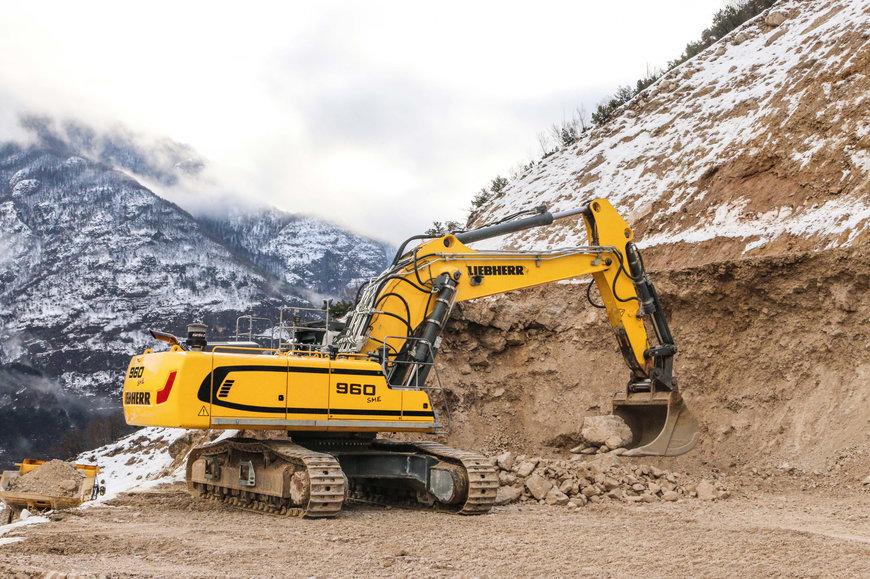 L'escavatore cingolato R 960 SME di Liebherr conquista il mercato mondiale